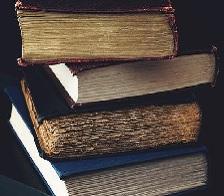 Books stacked on top of each other