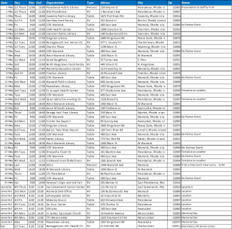 2025 May Outreach Calendar